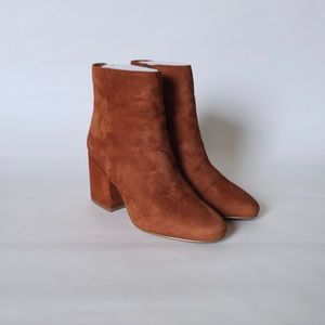 Sam Edelman Taye Ankle Boots Cinnamon Suede US 6